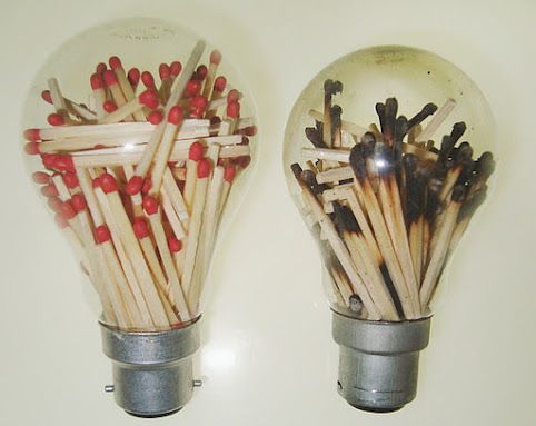 AS A CONSEQUENCE OF ME STEALING ALL THE&nbsp;LIGHTBULBS